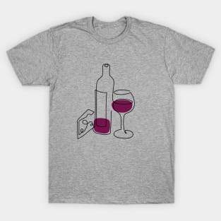 Red wine & cheese T-Shirt